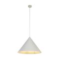 Lampa wisząca CONO BEIGE do nowoczesnych pomieszczeń, pojedynczy zwis z kloszem, żarówka E27 10061 TK Lighting