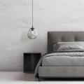 Lampa wisząca ze szklanym, grafitowym kloszem SOL 10084 TK Lighting