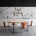 Lampa wisząca ze szklanymi, grafitowymi kloszami ANABELLE 6845 9xG9 TK Lighting