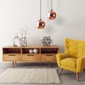 Wisząca lampa VENEZIA z modnym szklanym kloszem w kolorze miedzi do salonu 5741 TK Lighting