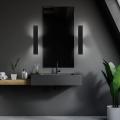 Czarny, podłużny prostokątny kinkiet do sypialni NAVI BLACK 4753 2xG9 TK Lighting