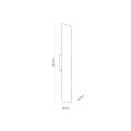 Czarny, podłużny prostokątny kinkiet do sypialni NAVI BLACK 4753 2xG9 TK Lighting
