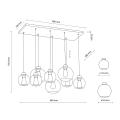 Lampa wisząca CUBUS 2834 TK LIGHTING