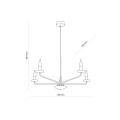 Lampa wisząca LIMAL LAMPA 5 PŁ 4612 TK Lighting