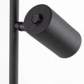 Lampa podłogowa czarna z 3 reflektorkami i osobnymi włącznikami TOP 16064 TK Lighting