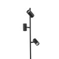 Lampa podłogowa czarna z 3 reflektorkami i osobnymi włącznikami TOP 16064 TK Lighting
