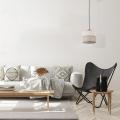 Lampa wisząca z niedużym Ø20cm abażurem do wnętrz w stylu scandic-eco ECO 5770 1xE27 TK Lighting