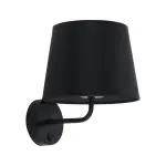 Kinkiet czarny z włącznikiem MAJA BLACK klasyczny design do wnętrz - 1884