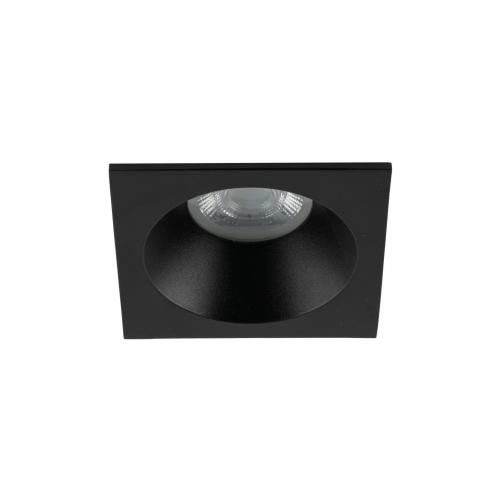 Oczko wpuszczane kwadratowe łazienkowe PRISMA czarne na GU10 10581 TK Lighting