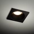 Oczko wpuszczane kwadratowe łazienkowe PRISMA czarne na GU10 10581 TK Lighting