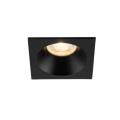 Oczko wpuszczane kwadratowe łazienkowe PRISMA czarne na GU10 10581 TK Lighting