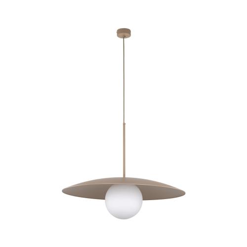 Nowoczesna lampa wisząca do salonu SLATE GLASS w kolorze sabia 10910 TK Lighting