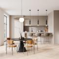 Nowoczesna lampa wisząca do salonu SLATE GLASS w kolorze sabia 10910 TK Lighting