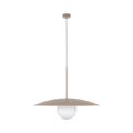 Nowoczesna lampa wisząca do salonu SLATE GLASS w kolorze sabia 10910 TK Lighting