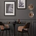 Nowoczesna lampa podłogowa LUNAR WOOD z szklanymi kloszami do salonu 2xG9 16135 TK Lighting