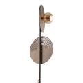 Nowoczesna lampa podłogowa LUNAR WOOD z szklanymi kloszami do salonu 2xG9 16135 TK Lighting
