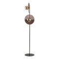 Nowoczesna lampa podłogowa LUNAR WOOD z szklanymi kloszami do salonu 2xG9 16135 TK Lighting