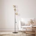 Lampa podłogowa LAVA do salonu, szklane klosze włącznik na kablu 3xG9 16150 TK Lighting