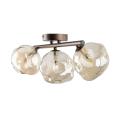 Potrójna lampa sufitowa LAVA, szklane klosze na listwie, 3xG9 - 11035
