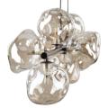 Lampa wisząca LAVA BROWN 9xG9 – eleganckie oświetlenie z kloszami ze szkła  11037 TK Lighting