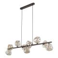 Lampa wisząca LAVA BROWN 9xG9 – eleganckie oświetlenie z kloszami ze szkła  11037 TK Lighting