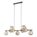 Lampa wisząca LAVA BROWN 9xG9 – eleganckie oświetlenie z kloszami ze szkła  11037 TK Lighting