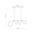 Nowoczesna lampa wisząca DORANA LED 4000K 5826 lm – stylowe oświetlenie nad stół lub wyspę  6774 TK Lighting
