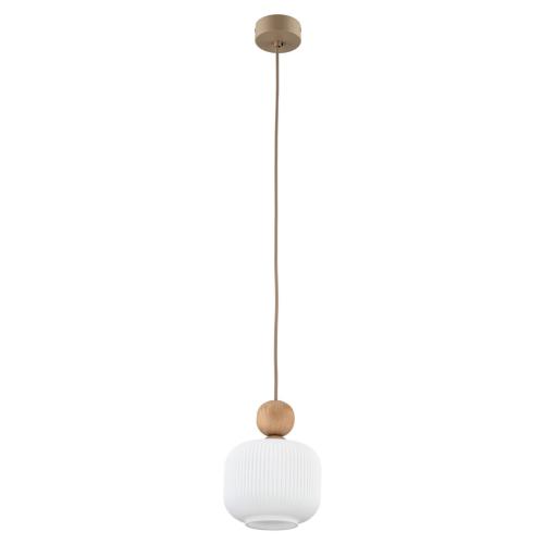 Lampa wisząca BALLO z ryfowanym szklanym kloszem w stylu GLAMOUR na E14 11049 TK Lighting