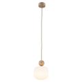 Lampa wisząca BALLO z ryfowanym szklanym kloszem w stylu GLAMOUR na E14 11049 TK Lighting