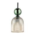 Ozdobny kinkiet SOPHIA GREEN z szklanym kloszem na E14 do sypialni 11143 TK Lighting