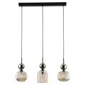 Szklane klosze w lampie wiszącej SOPHIA GREEN do jadalni 3xE14  11147 TK Lighting