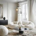 Ozdobna lampa PEARL wisząca, czarna podsufitka pięć szklanych kloszy 10844 TK Lighting