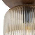 Sufitowa lampa SALVIA do klasycznego salonu, trzy szklane ryflowane klosze 11068 TK Lighting