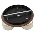 Sufitowa lampa SALVIA do klasycznego salonu, trzy szklane ryflowane klosze 11068 TK Lighting