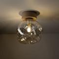Kinkiet ścienny LAVA SABIA z nieregularnym szklanym kloszem na G9 11104 TK Lighting