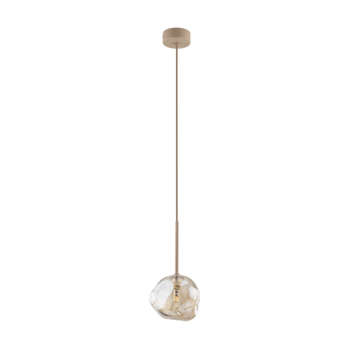 Pojedyncza lampa wisząca LAVA SABIA z dekoracyjnym szklanym kloszem nad stół 11106 TK Lighting