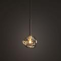 Pojedyncza lampa wisząca LAVA SABIA z dekoracyjnym szklanym kloszem nad stół 11106 TK Lighting