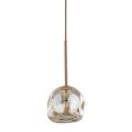 Pojedyncza lampa wisząca LAVA SABIA z dekoracyjnym szklanym kloszem nad stół 11106 TK Lighting