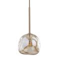 Pojedyncza lampa wisząca LAVA SABIA z dekoracyjnym szklanym kloszem nad stół 11106 TK Lighting