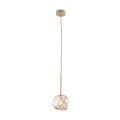 Pojedyncza lampa wisząca LAVA SABIA z dekoracyjnym szklanym kloszem nad stół 11106 TK Lighting