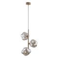 Lampa wisząca SABIA LAVA pionowa z trzema szklanymi kloszami nad stolik kawowy 3xG9 11107 TK Lighting
