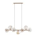 Stylowa lampa wisząca SABIA LAVA z siedmioma szklanymi kloszami na G9 11109 TK Lighting