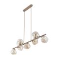Designerska lampa wisząca LAVA SABIA z eleganckimi szklanymi kloszami 9xG9 do salonu 11110 TK Lighting