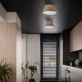 Nowoczesna lampa sufitowa plafon FORMO beżowy lniany klosz, gwint 4xE27 do salonu 11075 TK Lighting