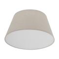 Nowoczesna lampa sufitowa plafon FORMO beżowy lniany klosz, gwint 4xE27 do salonu 11075 TK Lighting