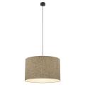 Lampa wisząca z wielokolorowym abażurem do nowoczesnych aranżacji VELLUM BLACK MULTICOLOR 1xE27 10752 TK Lighting