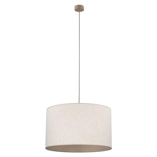 Lampa wisząca z jasnym abażurem do nowoczesnych wnętrz VELLUM SABIA 1xE27 10753 TK Lighting