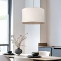 Lampa wisząca z jasnym abażurem do nowoczesnych wnętrz VELLUM SABIA 1xE27 10753 TK Lighting