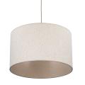 Lampa wisząca z jasnym abażurem do nowoczesnych wnętrz VELLUM SABIA 1xE27 10753 TK Lighting