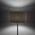 Nowoczesna lampa stojąca podłogowa 150cm wysokości z czarną nogą do salonu VELLUM BLACK 1xE27 16166 TK Lighting